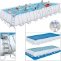 Bestway Swimming Pool 10m mit Stahlrahmen 956x448x132 Bild 1