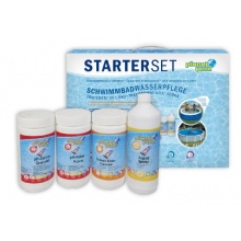 Pool Wasserpflege Starter Set 6-teilig Chlor Algizid Bild 1