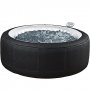 Aqua Spa Whirlpool rund 4 Personen, schwarz,grau Bild 1