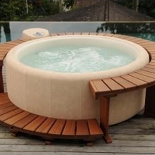 Softub Whirlpool Resort 300+ 5-6 Personen Almond Pearl Bild 1