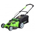 Greenworks Tools 40V Akku-Doppelmesser-Rasenmher Bild 1