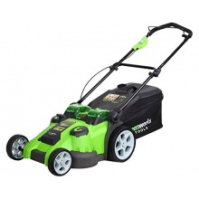 Greenworks Tools 40V Akku-Doppelmesser-Rasenmher Bild 1