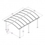 Palram Carport ARCADIA 5000 7306 Bild 1