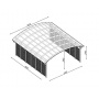 Berlin Doppelcarport. Fichtenholz Bild 1