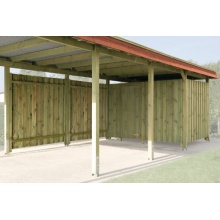 Gerteraum / Fahrradgarage fr Carports von Weka Bild 1