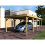 Carport Walmdach SAUERLAND I 400 x 800 cm von PRIKKER Bild 1