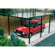 Beckmann Aluminium Carport 311 x 496 x 218 cm braun Bild 1