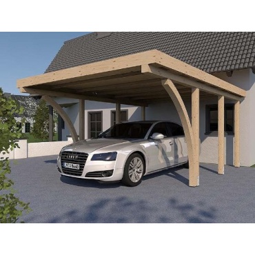 Carport Flachdach IMOLA II 400 x 600 cm KVH PRIKKER Bild 1