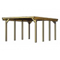 Skan Holz Carport Lausitz 312 x 550 cm kdi Bild 1