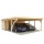 Palmako Carport / Doppelcarport Richard 2 natur Bild 1