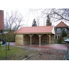 Carport Satteldach NRBURG III 400x800cm PRIKKER Bild 1