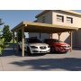 Carport Flachdach SILVERSTONE II 600x500 cm PRIKKER Bild 1