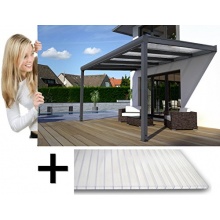 solidPREMIUM 600x200 cm BxT ALU Gartenlaube SOLIDUS Bild 1
