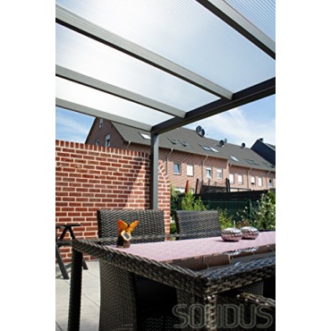 solidPREMIUM 500x400 cm BxT ALU Gartenlaube SOLIDUS Bild 1
