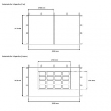 JAROLIFT Falt-Gartenpavillon 3x3 m Basic  Bild 1