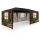 DEUBA Gartenpavillon 3x6m im Almhtten Design  Bild 3