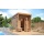 ISIDOR Outdoorsauna Gartensauna 2x2m Massivholz Bild 3