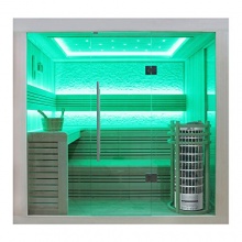 EO-SPA Gartensauna E1247B Pinie/200x180/9kW Cilindro Bild 1