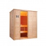 Infraworld Gartensauna Vitalis 184 FH Kombi - Sauna Bild 1