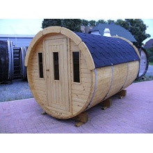 JUNIT Gartensauna 1,9 m, L 3,0 m, Saunafass,FASSWELT Bild 1