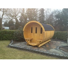 JUNIT Gartensauna 2,2 m, L 4,0 m, Saunafass,FASSWELT Bild 1