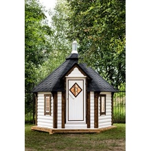 JUNIT Gartensauna 7m2 Saunakota,7 Personen,FASSWELT Bild 1