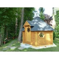 JUNIT Gartensauna 9,2m2 Saunakota von FASSWELT Bild 1