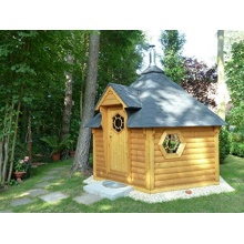 JUNIT Gartensauna 9,2m2 Saunakota von FASSWELT Bild 1