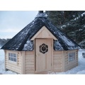 JUNIT Gartensauna 16,5 m2 Saunakota von FASSWELT Bild 1