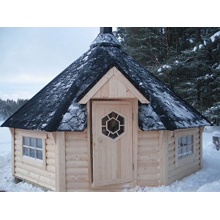 JUNIT Gartensauna 16,5 m2 Saunakota von FASSWELT Bild 1