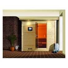 Mojave - Karibu Gartensauna,9-kW-Bioofen Woodfeeling Bild 1