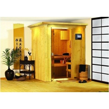 Norin - Karibu Gartensauna,9-kW-Bioofen Woodfeeling Bild 1