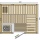 Vitalhome Gartensauna Indigo 200 x 166 cm,Infraworld Bild 2