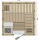 Vitalhome Infraworld Gartensauna Topan 210x209 cm  Bild 3