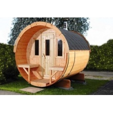 Wolff Finnhaus Saunafass 250 Gartensauna  Bild 1