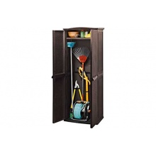 Brown Keter Rattan Effect Gartenschrank  Bild 1