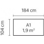 YARDMASTER Stahlgertehaus Sachsen 64,Gerteschuppen  Bild 1