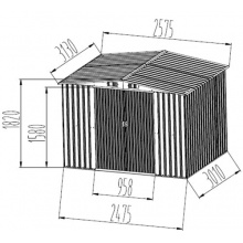 Gartenhaus Gerteschuppen 8m2 von AS-S Bild 1