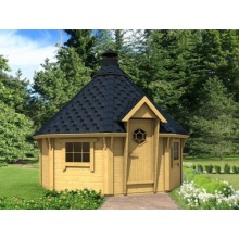 Grillkota Kylie ca. 410 x 380 cm,Grillhtte haebelholz Bild 1