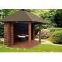 JUNIT RB-GP Garten Grill Pavillon ca. 10m2 Grillhtte  Bild 1