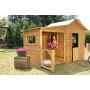 Baumotte Spielhaus Holz,Kinderspielhaus Heidi Premium Bild 1