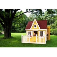 Promadino Kinderspielehaus Schwalbennest mit Veranda Bild 1