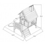 Kinderspielhaus, Rutsche, Podest, innovative24 Bild 1