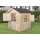 Spielhaus,Weka Kinderspielhaus Philipp natur 145x153cm Bild 1