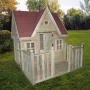 Promex Kinderspielhaus Schwalbennest klein mit Veranda Bild 1
