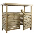 Mlltonnenbox TRIPPLE L196 x B97 x H182 cm,GreenSeason Bild 1