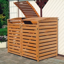 PROMEX Mülltonnenbox Vario III für 2 Tonnen Bild 1
