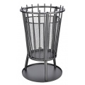 Design Feuerstelle 40x61 CM aus Metall mit Funkenschutz Bild 1