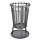 Design Feuerstelle 40x61 CM aus Metall mit Funkenschutz Bild 1
