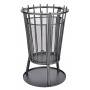 Design Feuerstelle 40x61 CM aus Metall mit Funkenschutz Bild 1